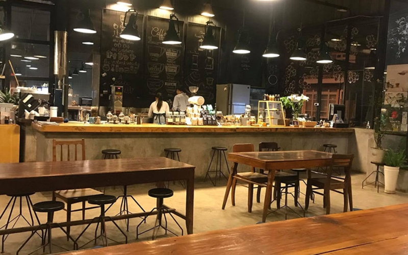 Phong cách thiết kế cafe tại đà lạt