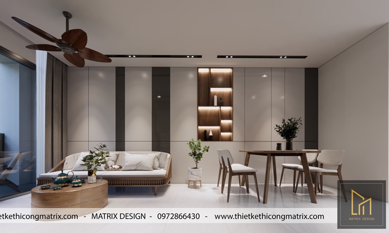 thiết kế thi công nội thất chung cư lavita charm 4